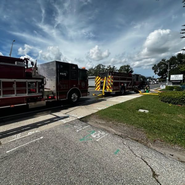 Fire at Women’s Resource Center Temporarily Blocks Manatee Avenue in Bradenton