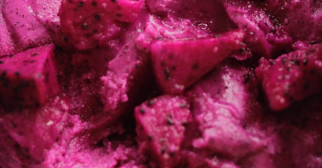 Strawberry gelato