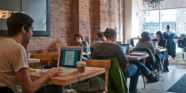 This Coffee Shop Isn't Your Office