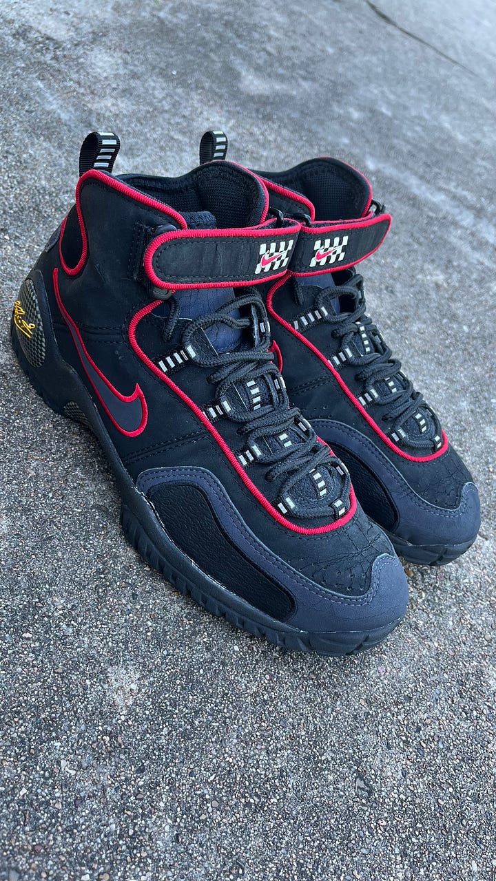 Details of the Nike Air Zoom Schu.