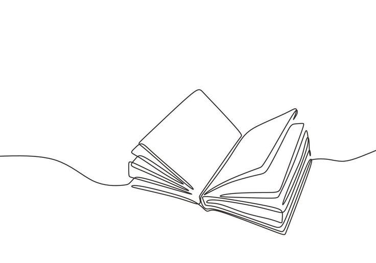 This may contain: an open book sitting on top of a table