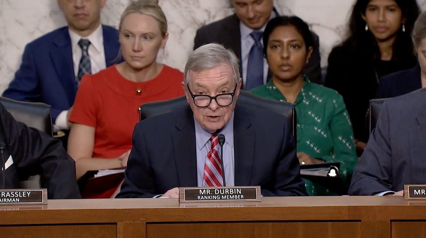 Ranking Member Dick Durbin