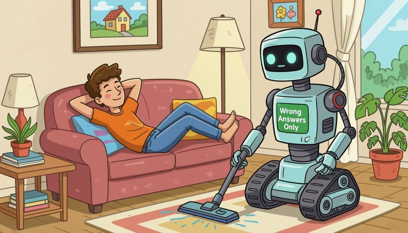 Illustrating blind trust in AI without standards