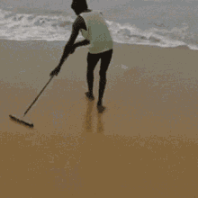Sweeping The Ocean Overwhelmed GIF - Sweeping The Ocean Overwhelmed  Exercise In Futility - Discover & Share GIFs