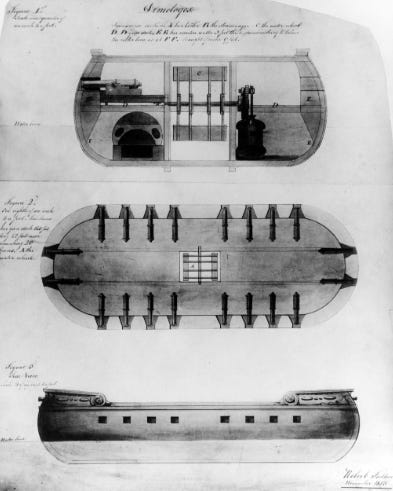 A drawing of a ship

AI-generated content may be incorrect.