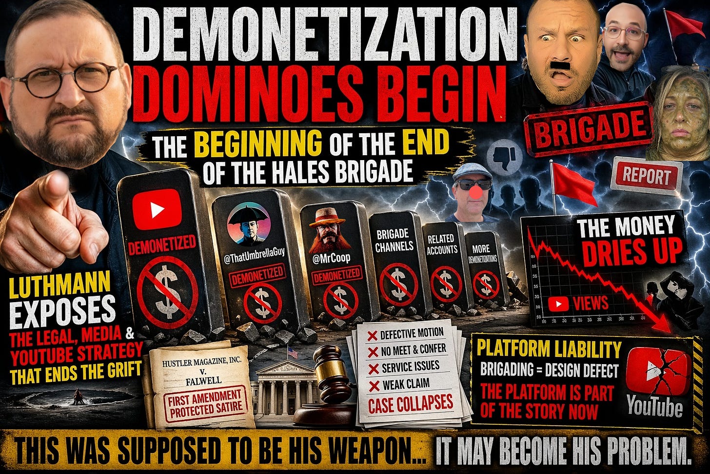 Hales Brigade Under Pressure: Demonetization hits signal collapse of Hales Brigade’s POLAMOP model as Luthmann outlines endgame strategy. Hales Brigade Under Pressure: Demonetization hits signal collapse of Hales Brigade’s POLAMOP model as Luthmann outlines endgame strategy.
