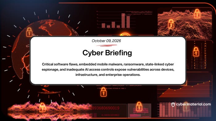Cyber Briefing – 2026.10.09 – CyberMaterial