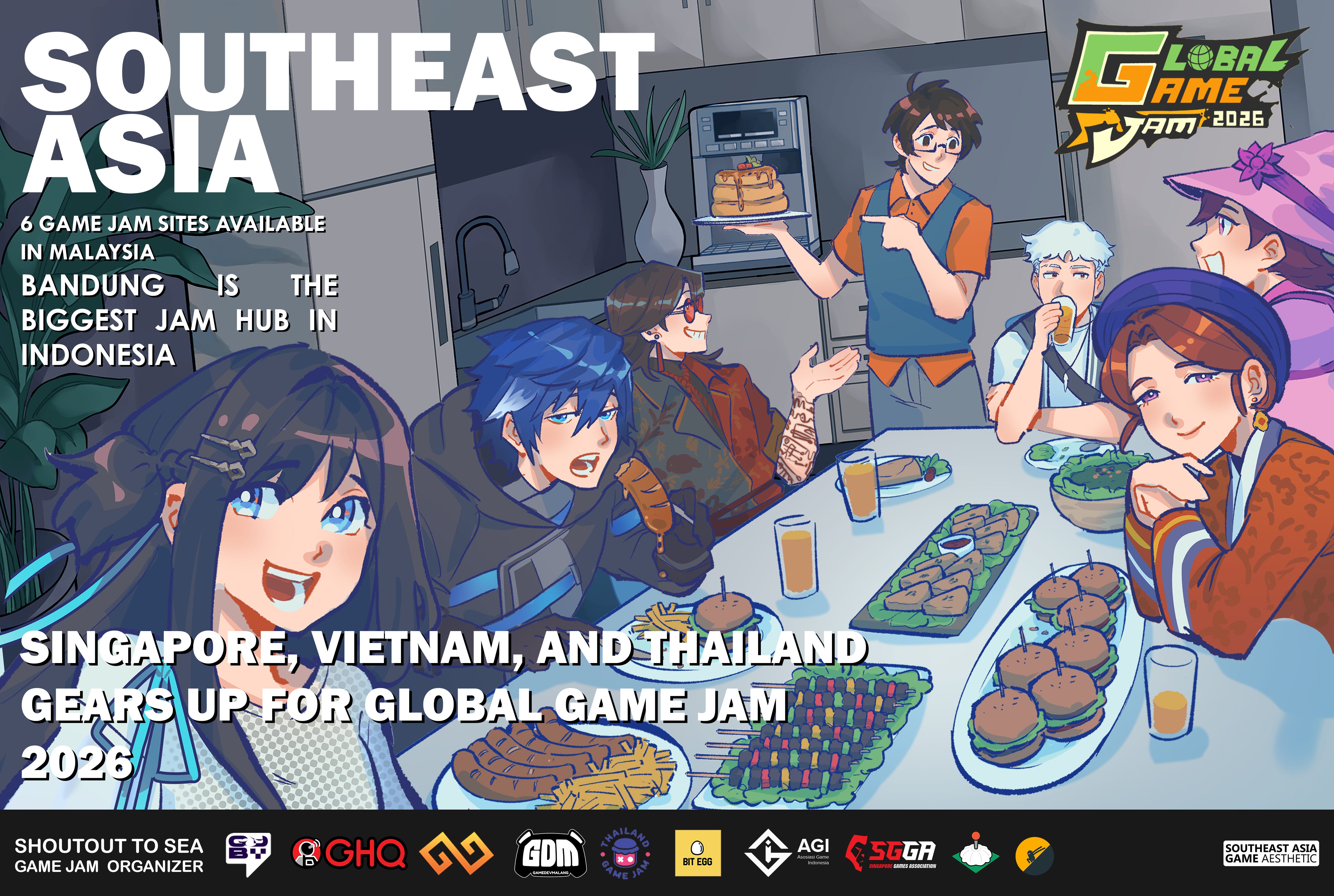 Southeast Asia Gears Up for Global Game Jam 2026