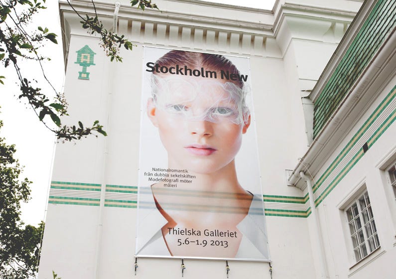 Stockholm New: national romanticism from double turn-of-the centuries: fashion photography meets classic masterpiece painting.