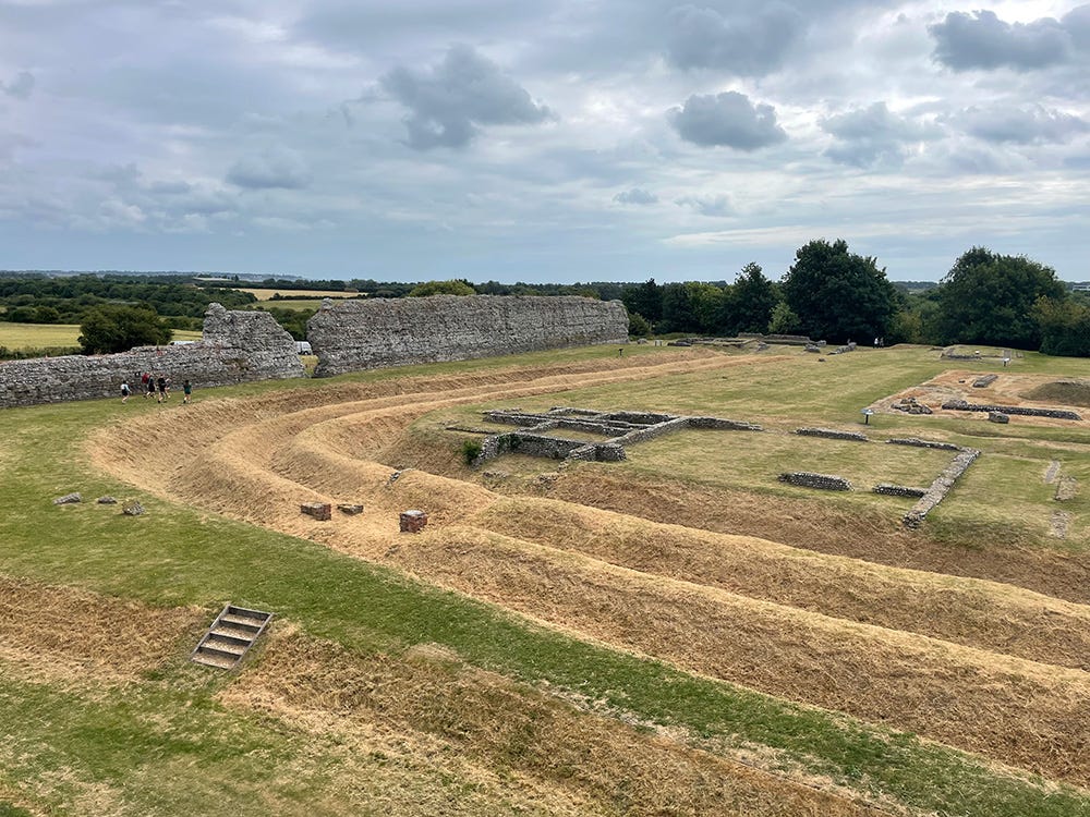 Photograph of Richborough Roman fort