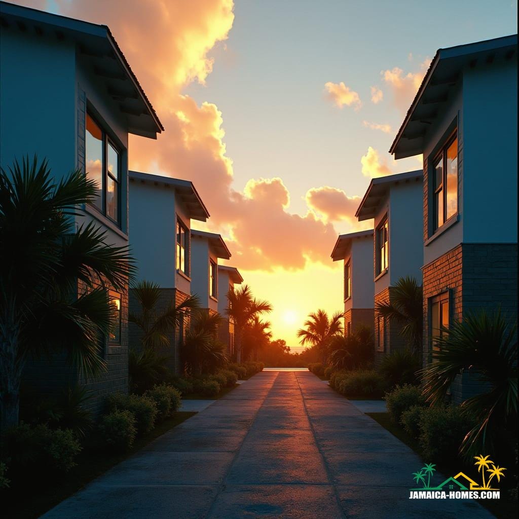 By 2035, Kingston, Jamaica, is set to showcase cutting-edge modern development schemes that redefine urban coastal living. These futuristic developments feature high-rise buildings with sleek glass facades, seamlessly blending with the Caribbean skyline while capturing breathtaking views of the sea and cityscape. Rooftop and infinity pools are standard, providing residents with luxury leisure spaces that offer panoramic views and innovative designs that maximize limited urban space.
