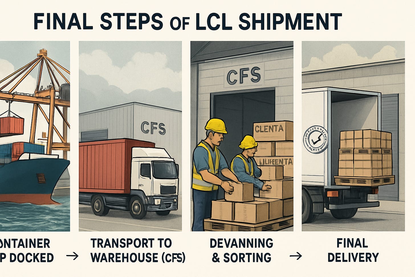 LCL Shipments: What Happens After Arrival at Port