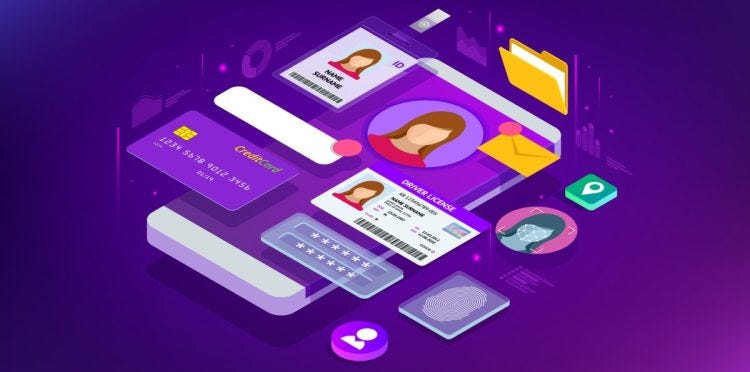 Data privacy concept illustration