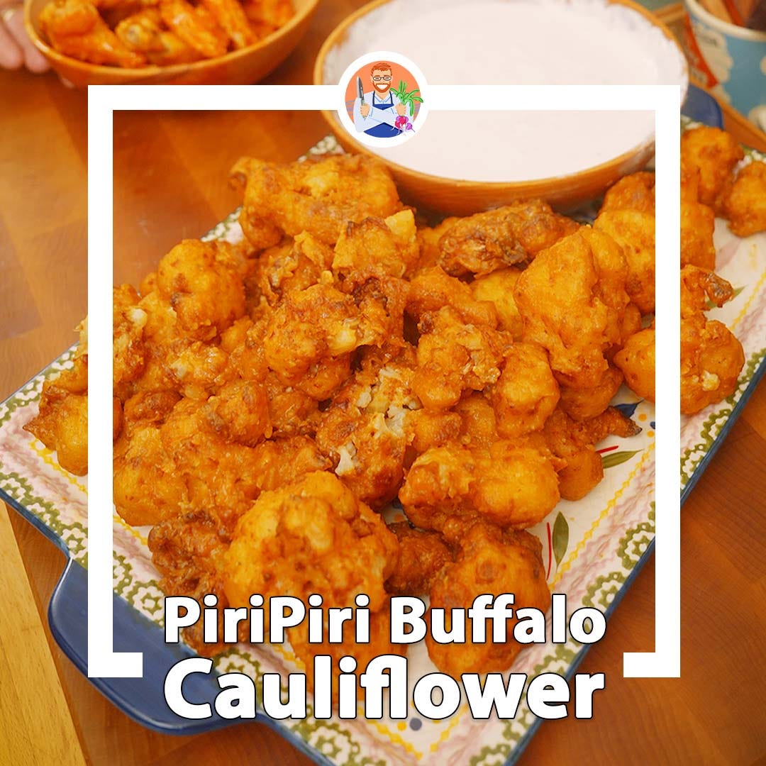 Crispy Piri Piri Buffalo Cauliflower & Blue Cheese Dressing