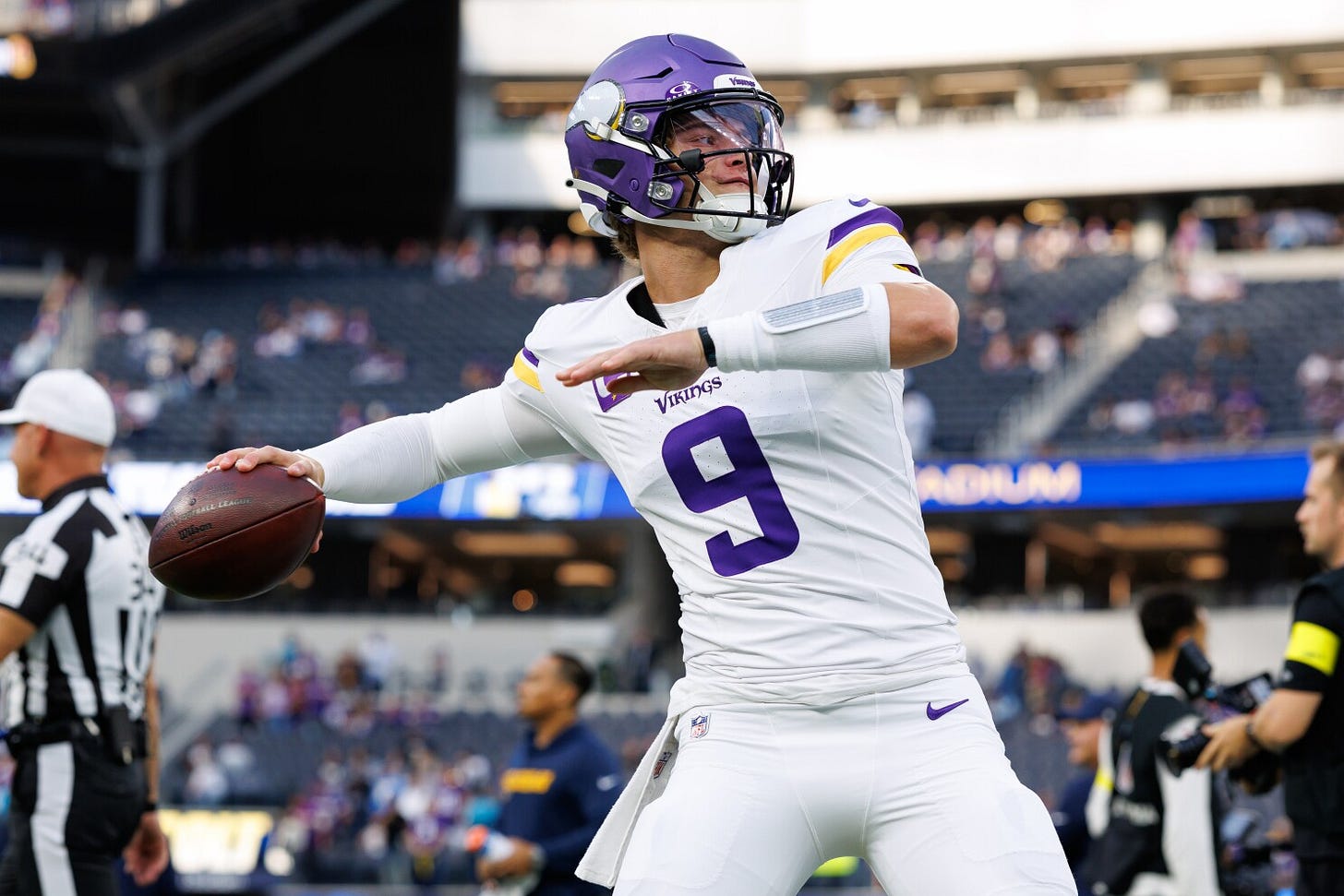 J.J. McCarthy set to have a full week of practice, start vs. Lions on  Sunday - NBC Sports