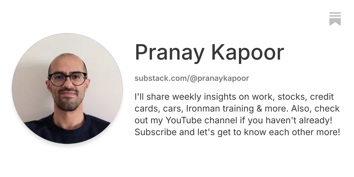Pranay Kapoor | Substack