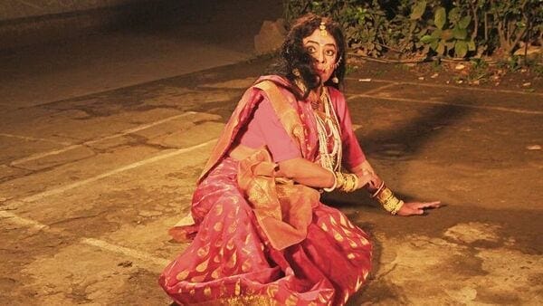 Chapal Rani as Anjana in âRaja Devidasâ. Chapal Rani as Anjana in âRaja Devidasâ.