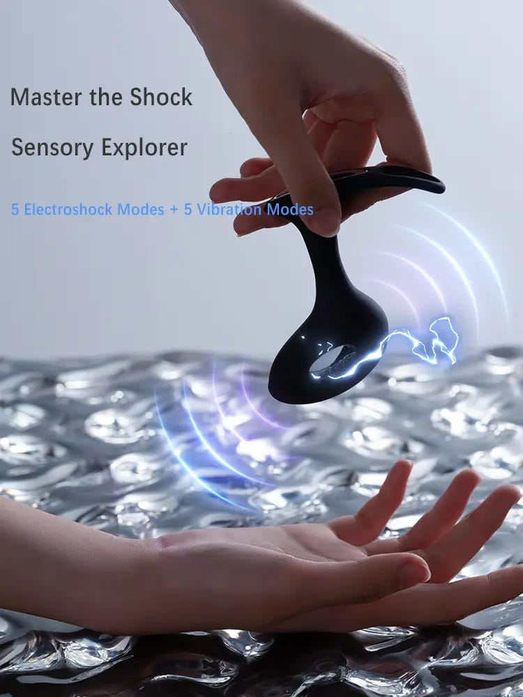 Sex Toys，Adult Toys，QS-080 Electric shock anal plug describe (5)