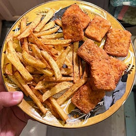 Tandoori tofu nuggets