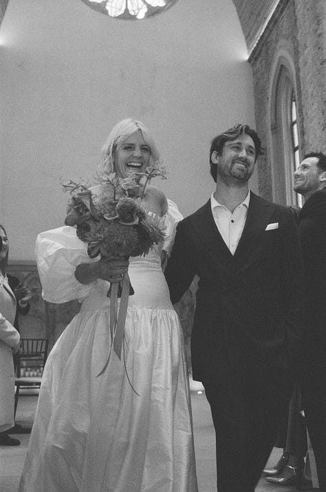 A wedding in a crypt