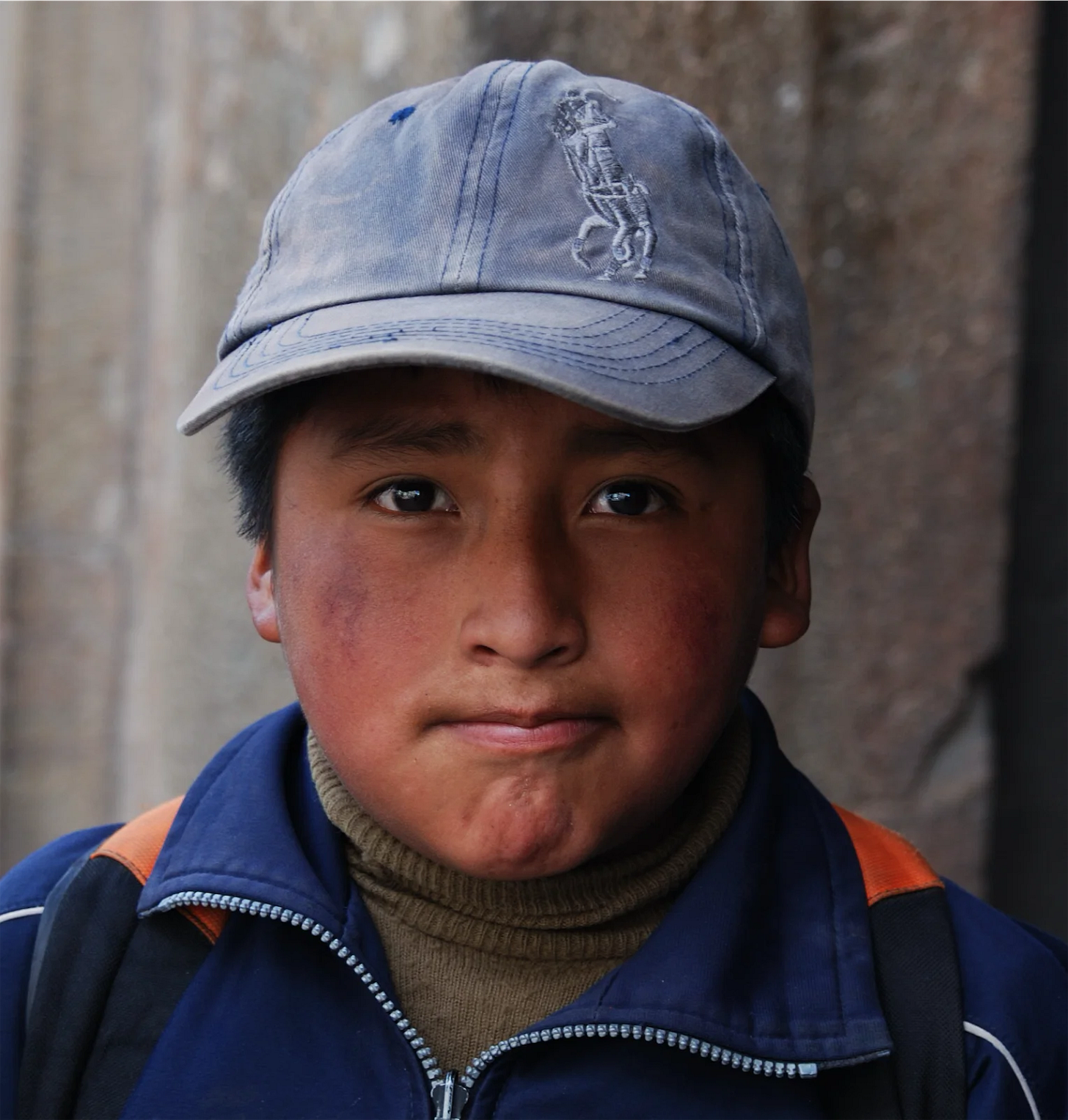 portrait of a miners boy in Potosi, Bolivia