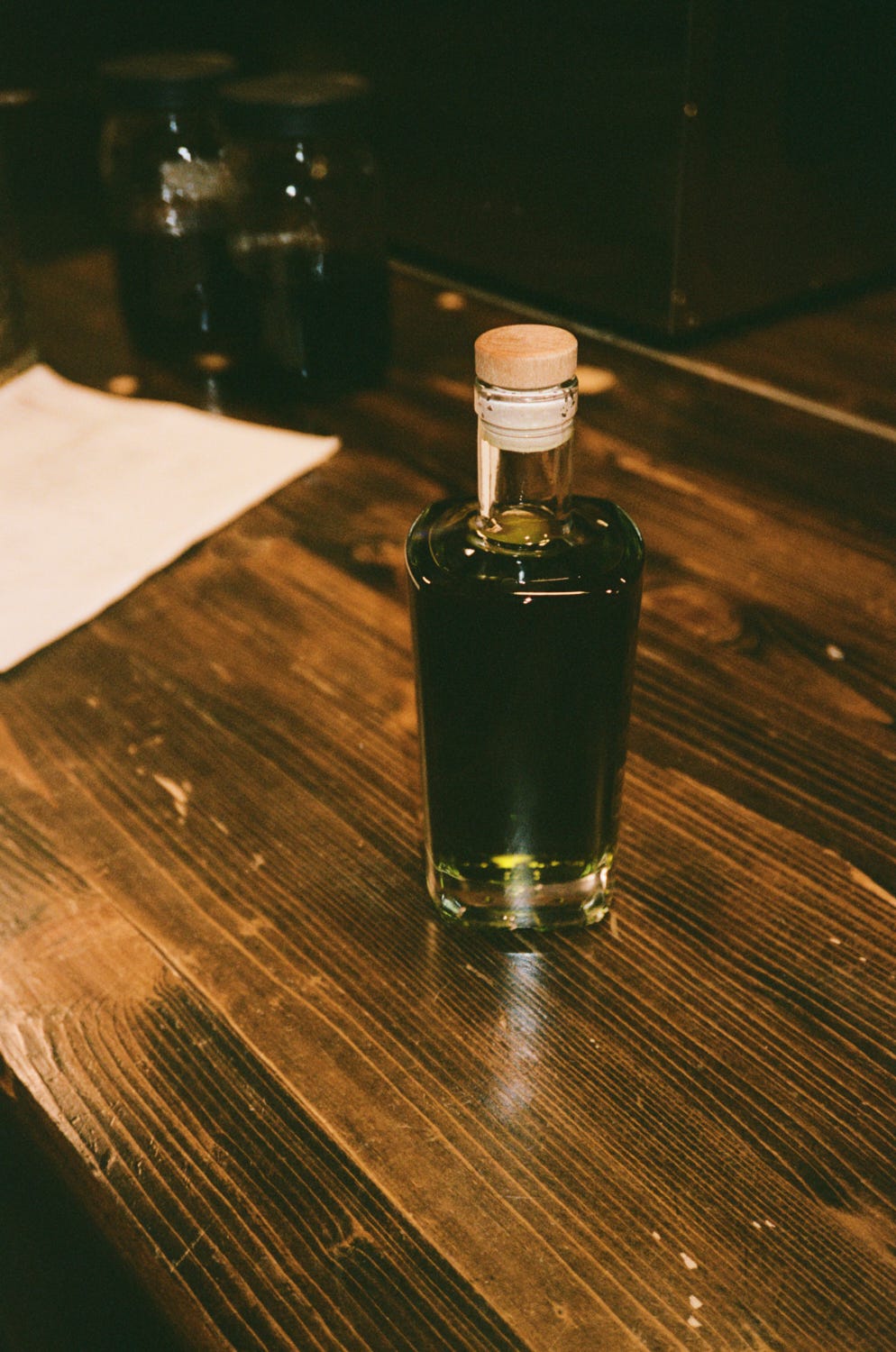A bottle of Standard Wormwood "Chartreuse"
