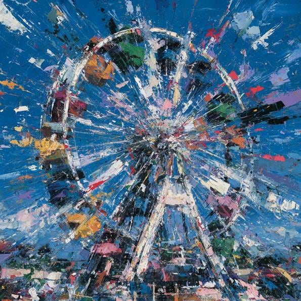 A painting of a ferris wheel
AI-generated content may be incorrect. A painting of a ferris wheel
AI-generated content may be incorrect.
