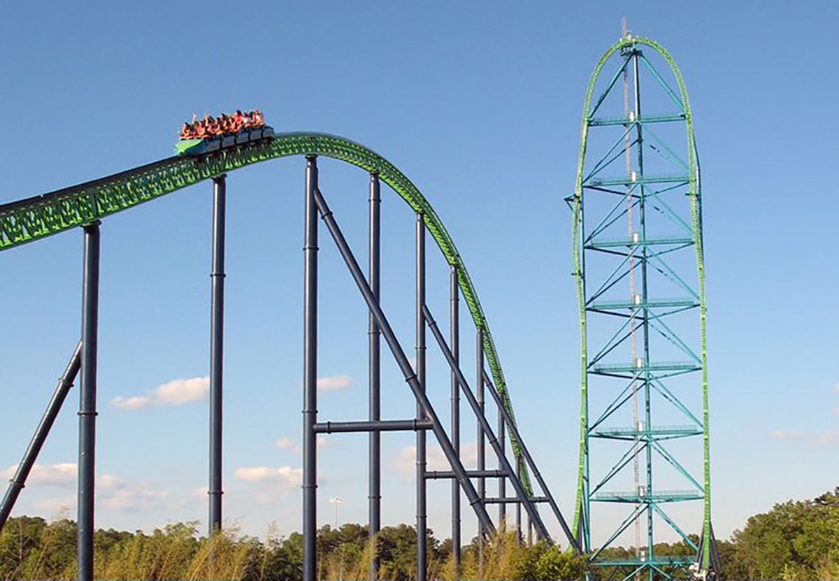 Kingda Ka roller coaster at Six Flags Great Adventure