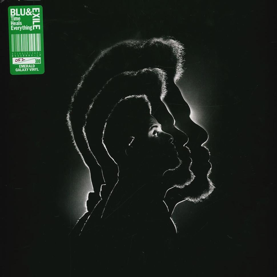 Blu & Exile - Time Heals Everything HHV Exclusive Emerald Galaxy Vinyl  Edition : r/VinylReleases