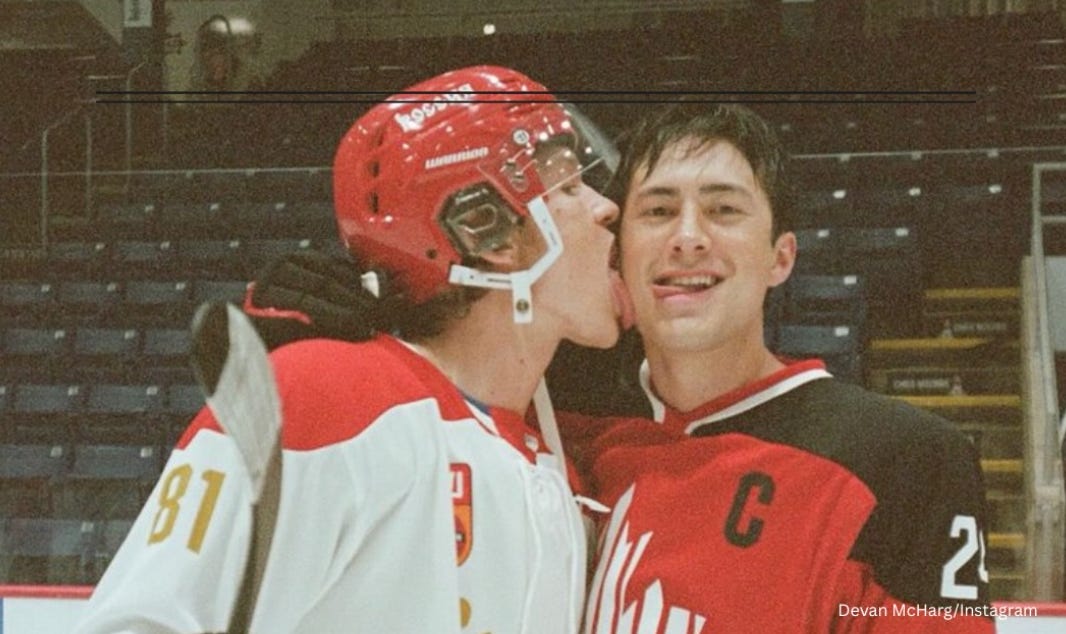 Hudson Williams and Connor Storrie on Heated Rivalry