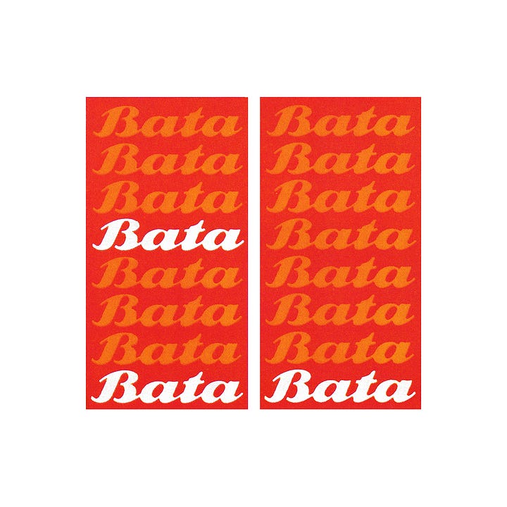 Design Research Unit's 1969 corporate identity for Bata.