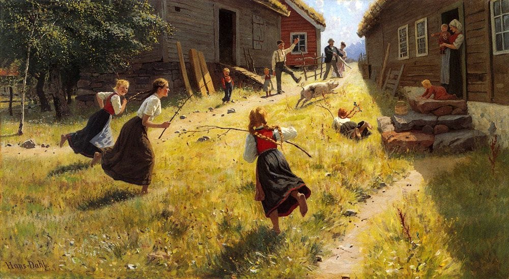 Hans Dahl (1849-1937) | Art, Beautiful paintings, Art painting