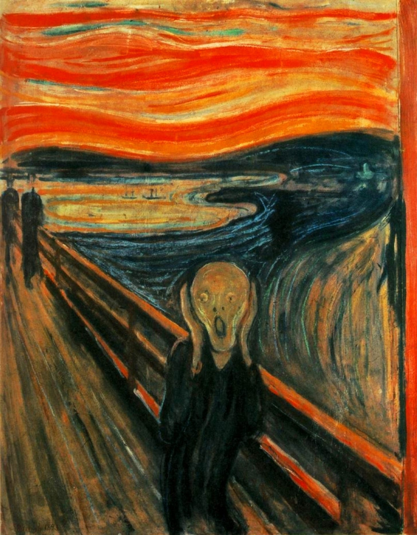 The Scream by Edvard Munch The Scream by Edvard Munch