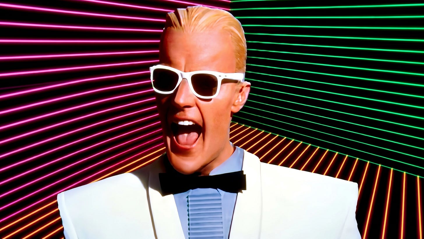 Max Headroom: The OG AI Video Star.