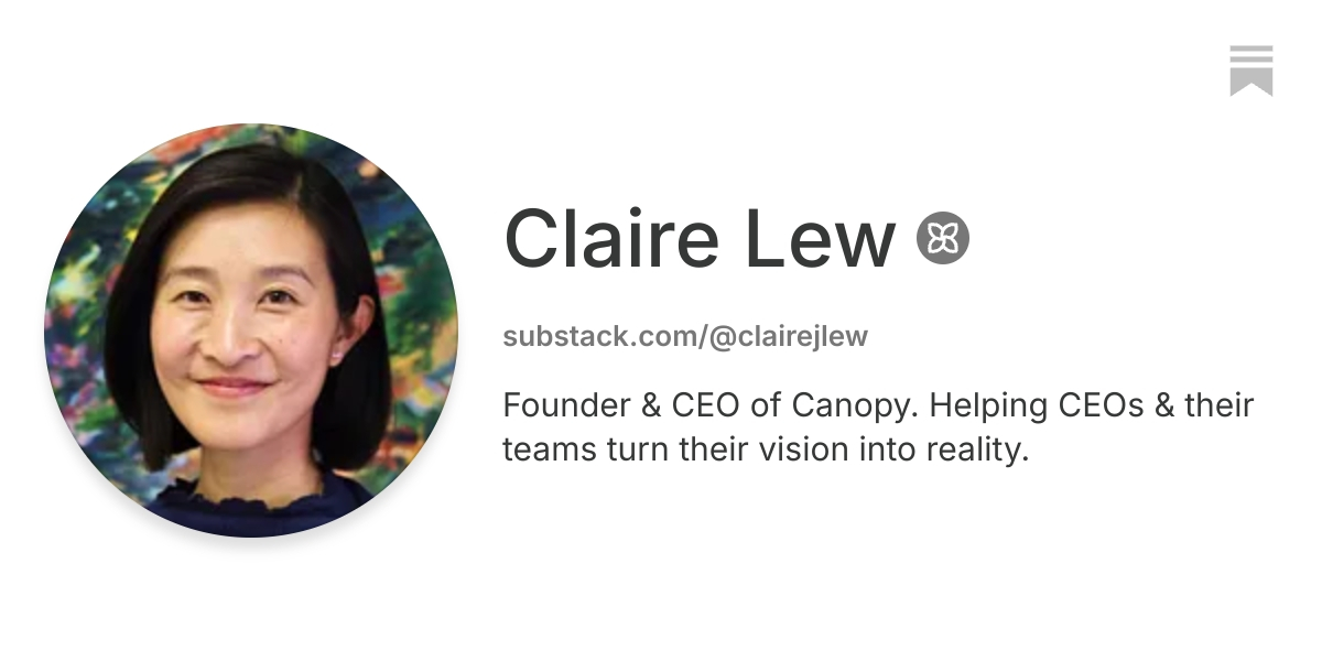 Claire Lew | Substack