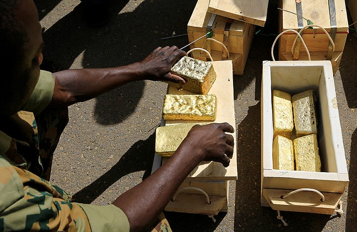 Sudanese goldtrade.