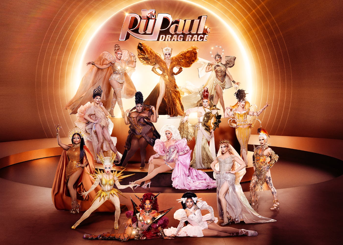The cast of RuPaul’s Drag Race season 18