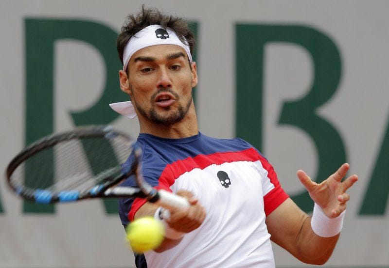 fabio fognini struggles with stan wawrinkas balls french open fabio fognini struggles with stan wawrinkas balls french open