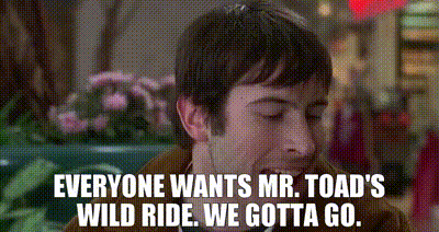 YARN | Everyone wants Mr. Toad's Wild Ride. We gotta go. | Mallrats ...