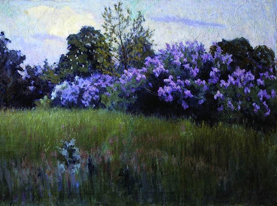 Lilacs in Bloom, date unknown, by Tit Dvornikov