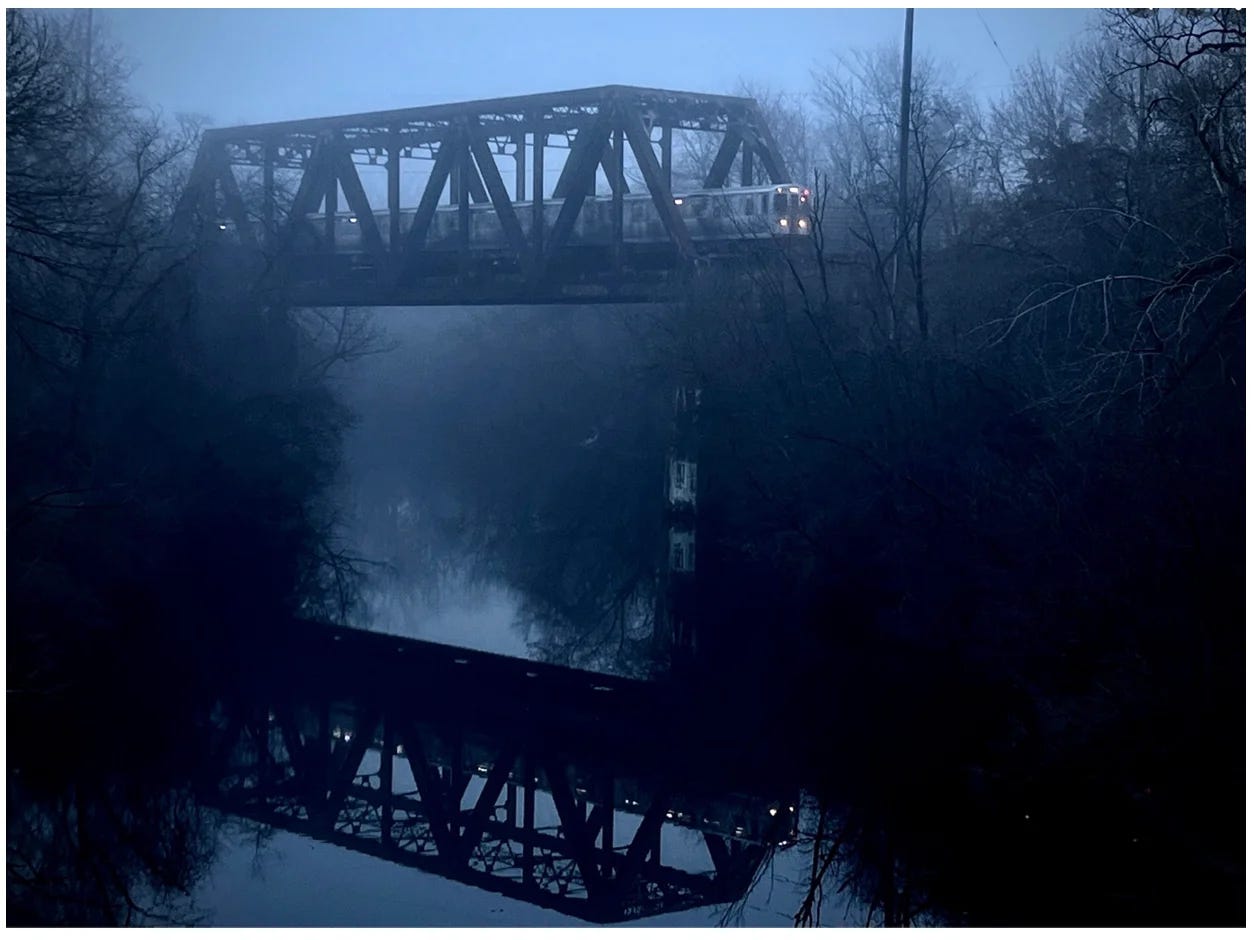 CTA train near Evanston, Illinois. Photo by Joe Agnew. CTA train near Evanston, Illinois. Photo by Joe Agnew.