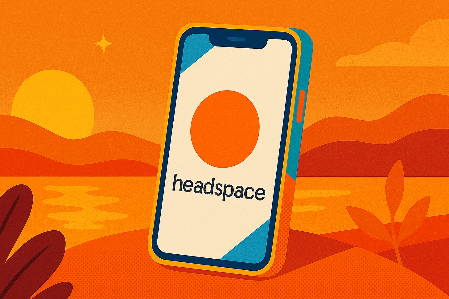 Serene Meditation with Headspace App
