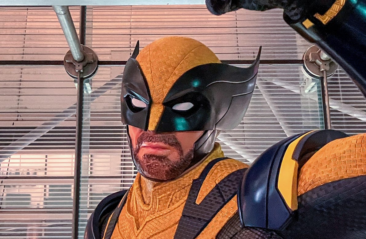 Wolverine Hugh Jackman masked