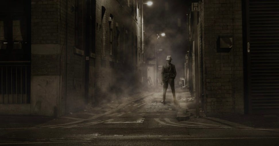 scary alleyway