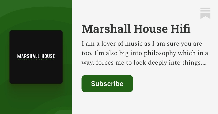 Marshall House Hifi | Substack