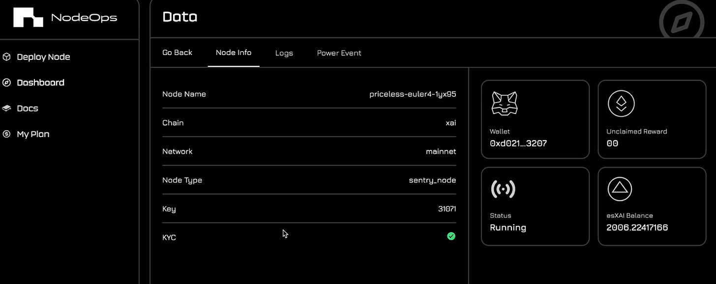 Your Sentry Node is now deployed Your Sentry Node is now deployed