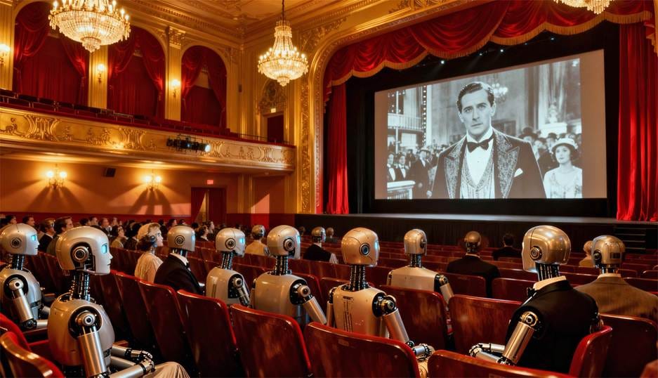 A group of people in a theater

AI-generated content may be incorrect.