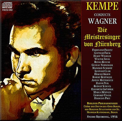 KEMPE Wagner: Die Meistersinger von Nürnberg (1956) - PACO052