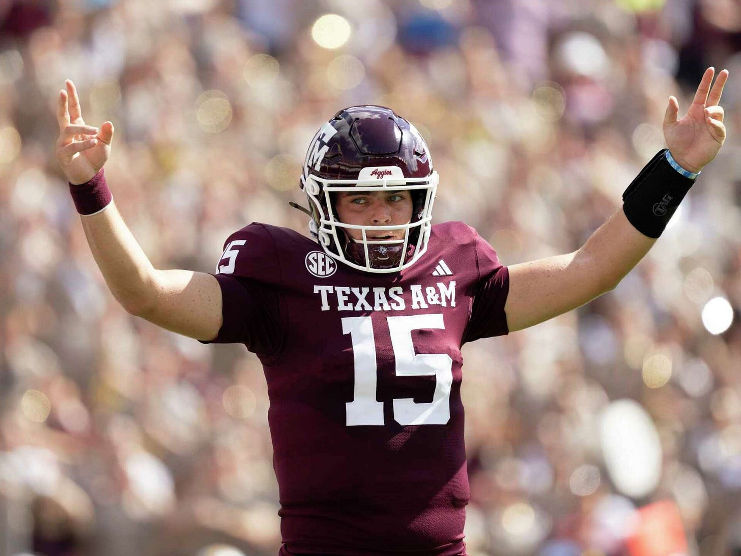 Texas A&M football: Conner Weigman leading the way for surging Aggies