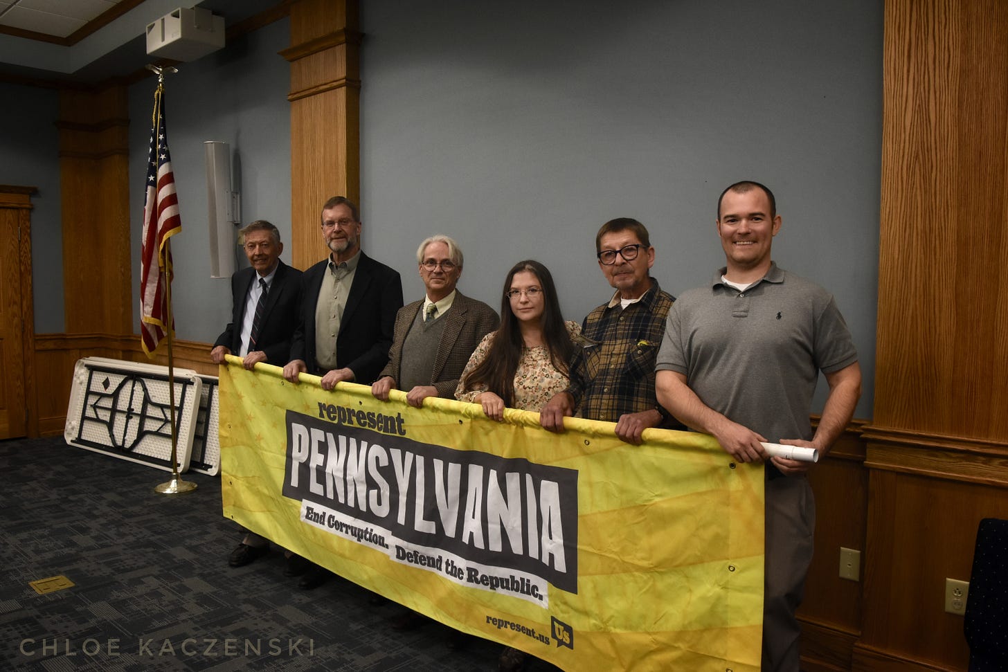 Represent Us, Pennsylvania, Pittston Pennsylvania, October 27, 2017.